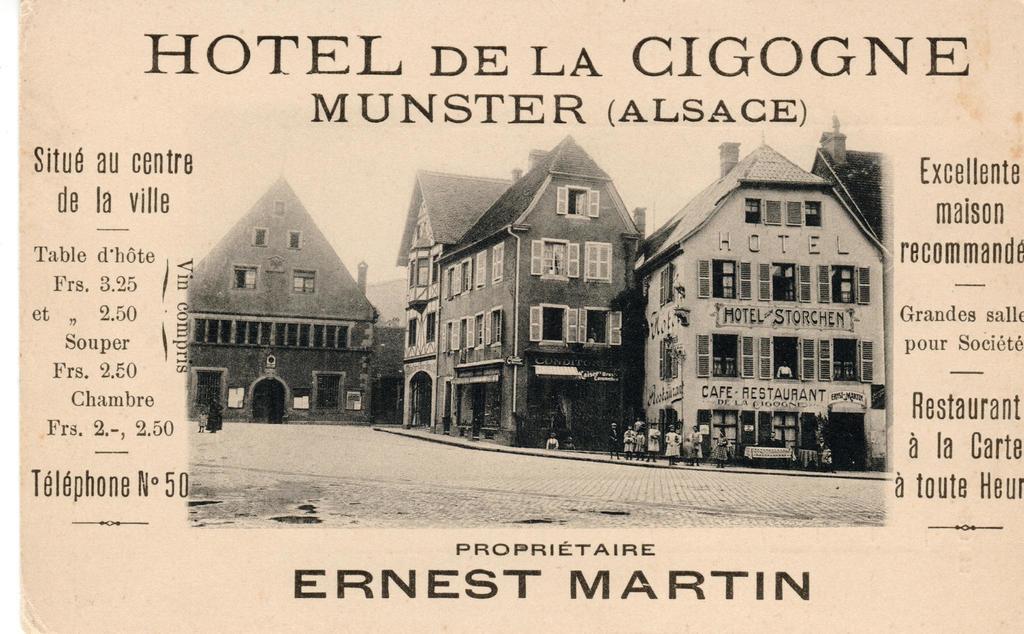 Hotel Restaurant La Cigogne Munster  Luaran gambar